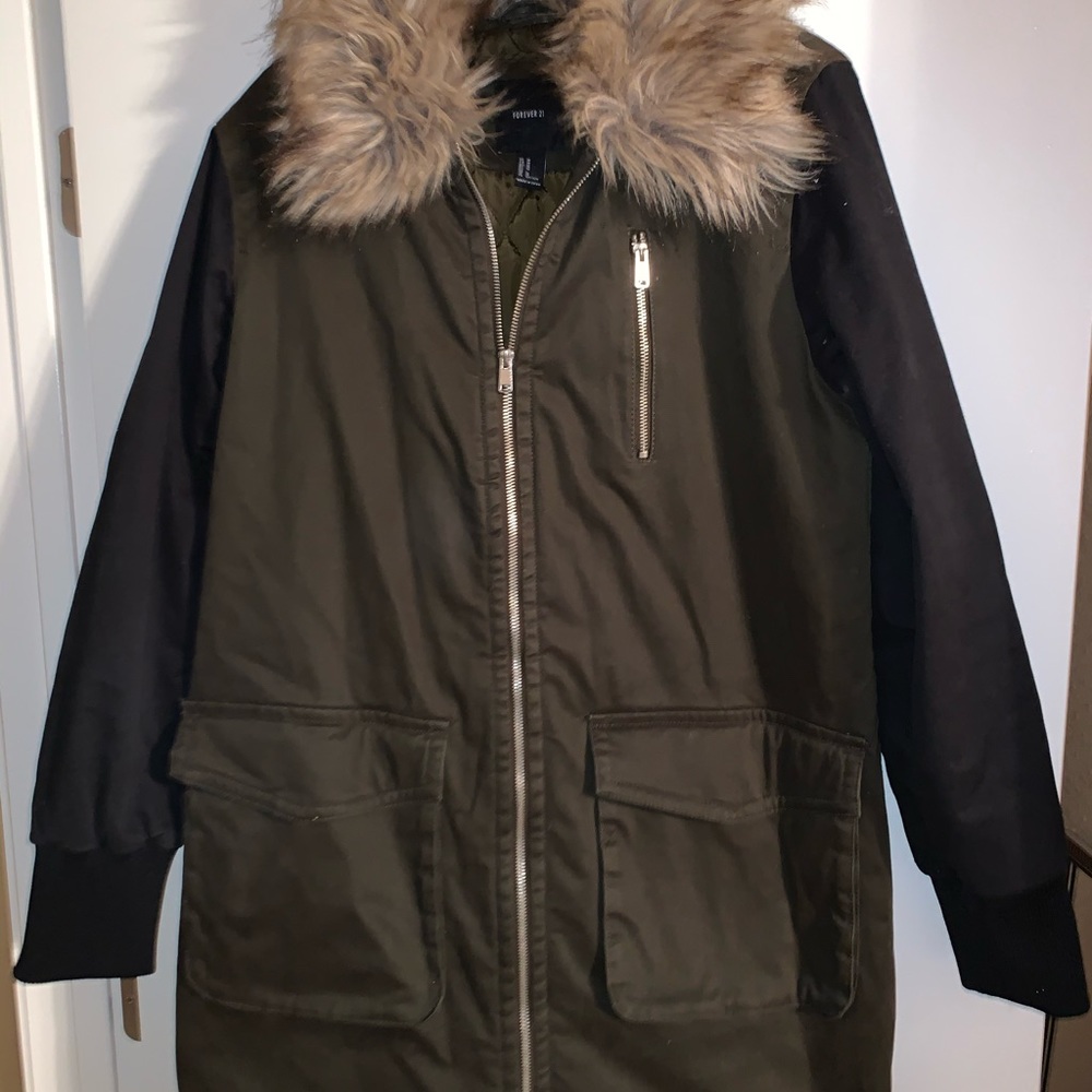 Trent coat w/ Fur